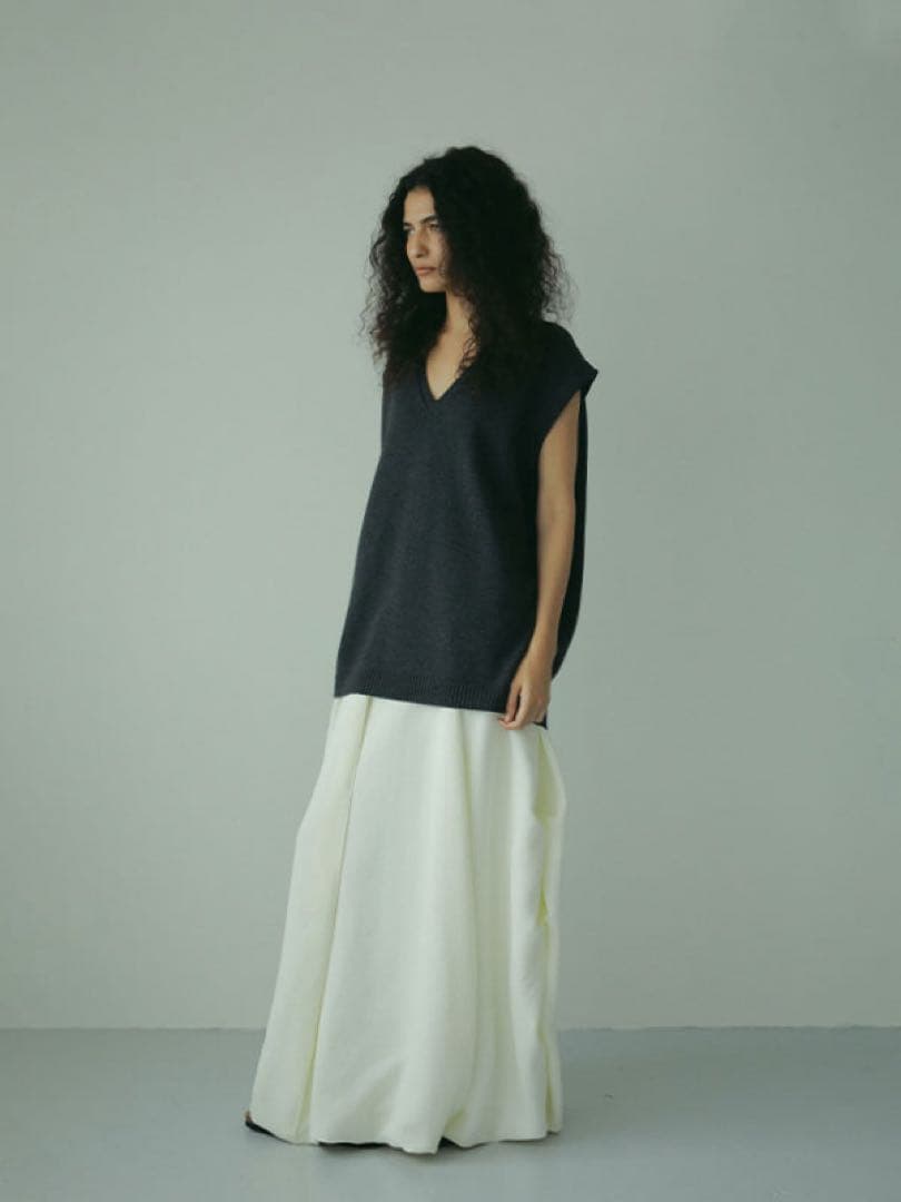 新品未使用 ETRE TOKYO★コットンカシミヤニットベスト