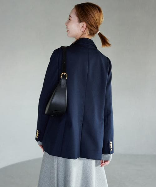 23AW SLOBE IENA　ウール混ダブルブレストジャケット