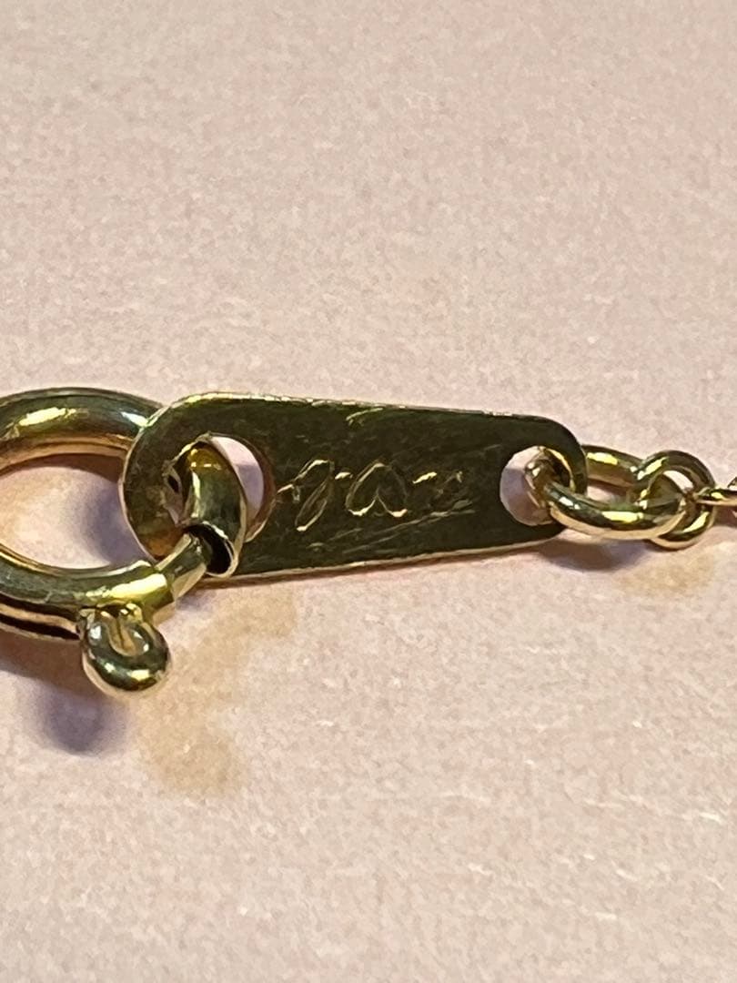 x.xAHKAH BLANC K18 ハート❤️ネックレス