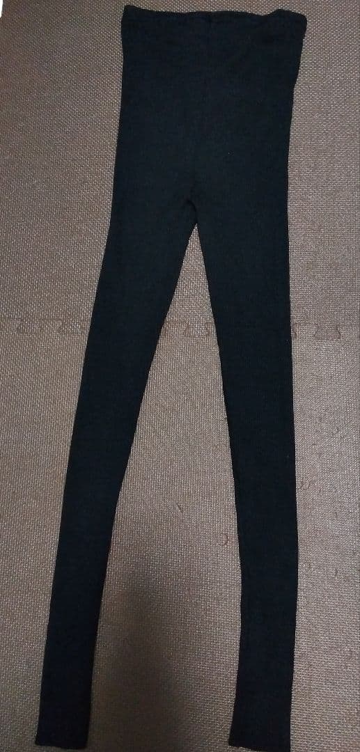 wafu. リネンコットンシルクレギンス　ブラック