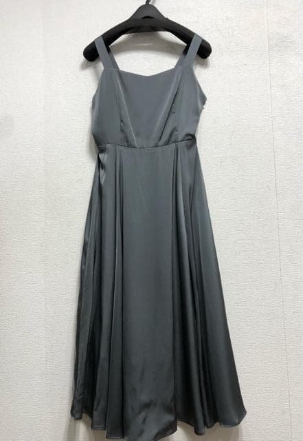 新品☆Lくすみカラー♪総レース重ね着ワンピースドレス♪着回し◎♪結婚式☆a173
