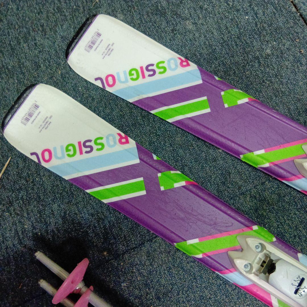メンテナス済です 130cm/Rossignol スキーセット 靴24cm