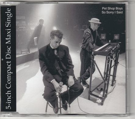 PET SHOP BOYS　So Sorry, I Said　リミックス CD