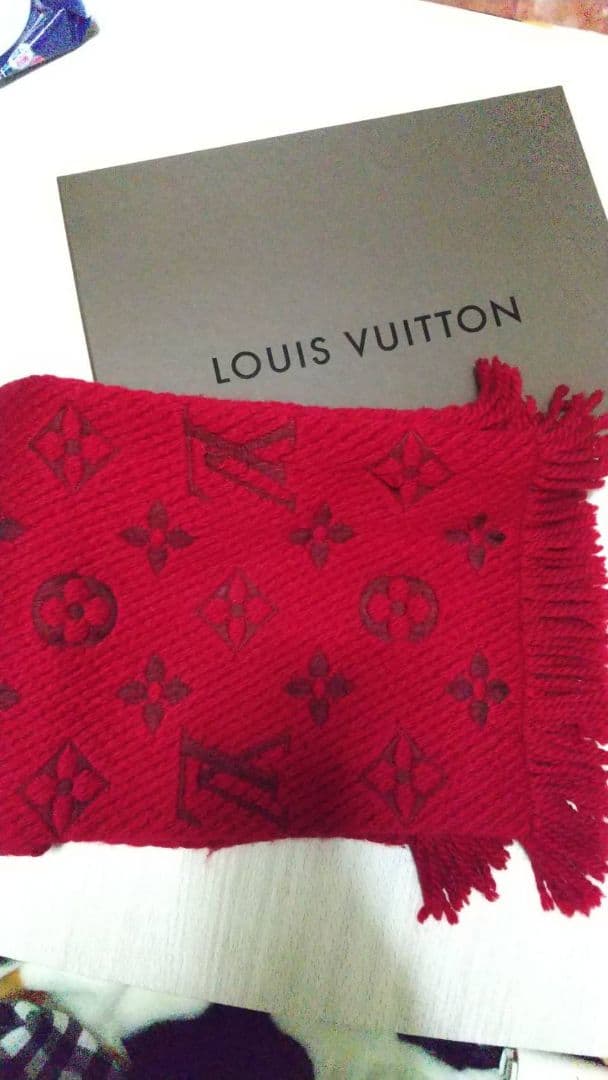 ルイヴィトン#ロゴマニアマフラー