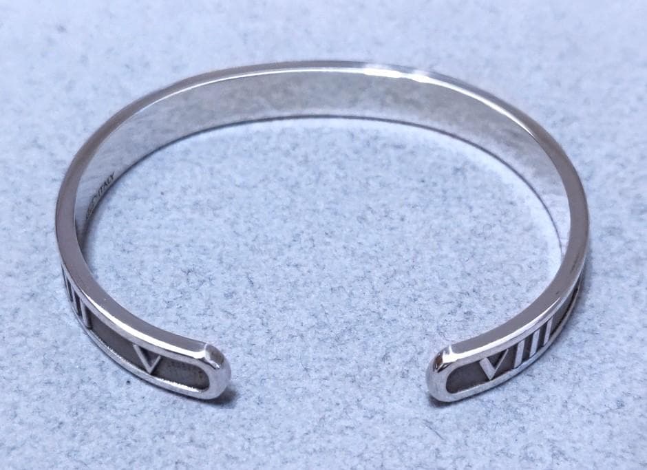ティファニー　アトラス　シルバー925　バングル　箱保存袋付　40458