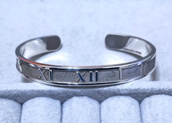 ティファニー　アトラス　シルバー925　バングル　箱保存袋付　40458