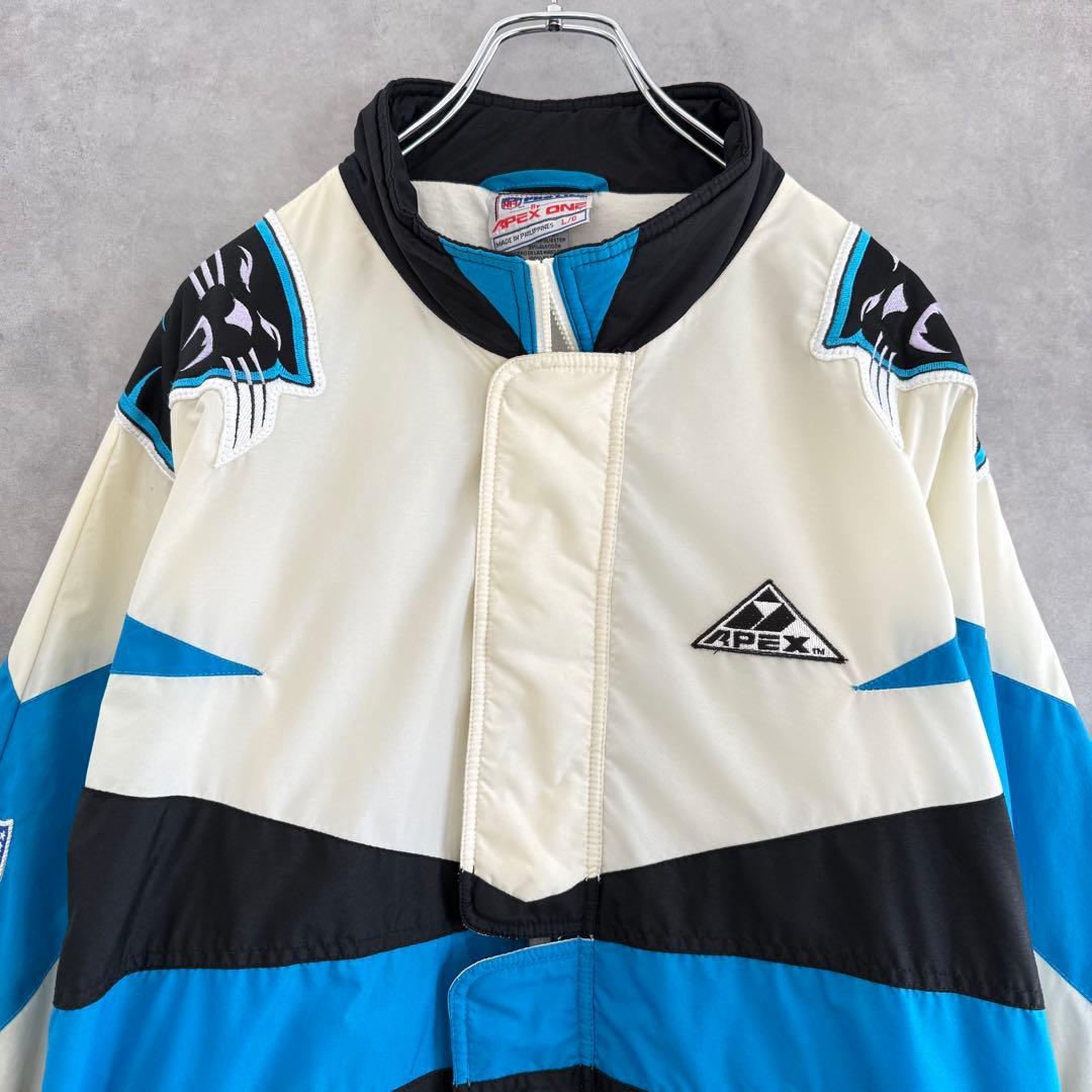 90s APEX NFL Carolina Panthers ナイロンジャケット