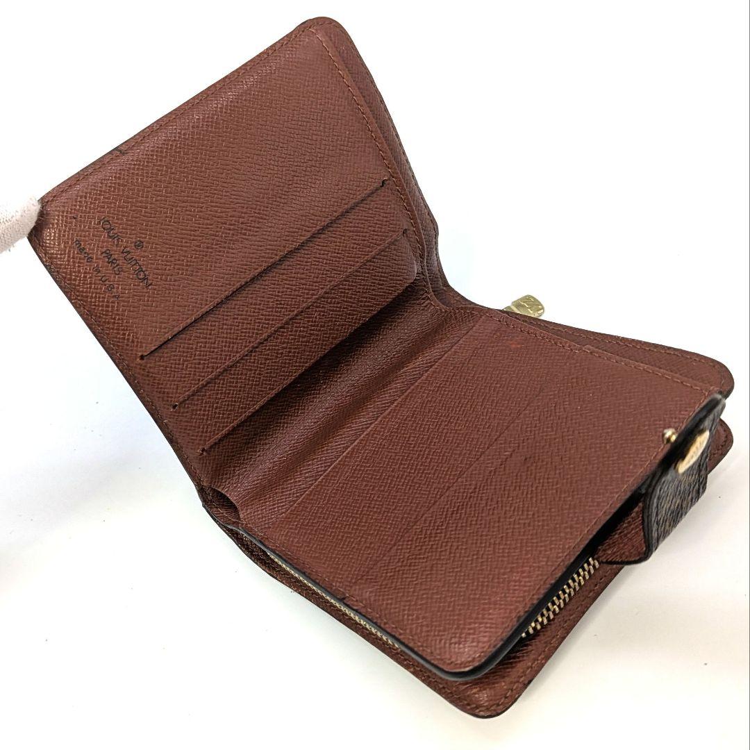 ルイヴィトン モノグラム コンパクトジップ 二つ折り財布 B17