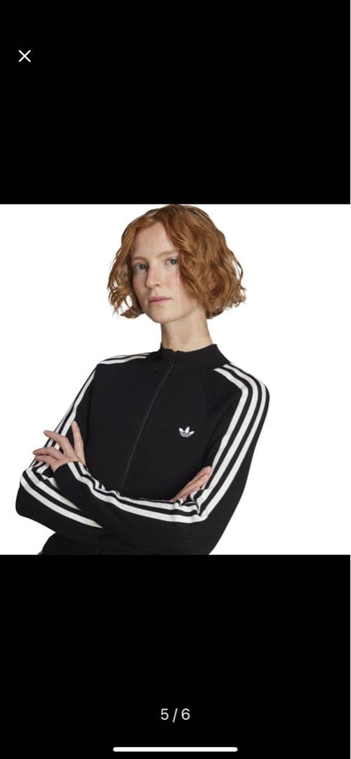 真*子様 新品未使用アディダスのジャージ、アウター黒M