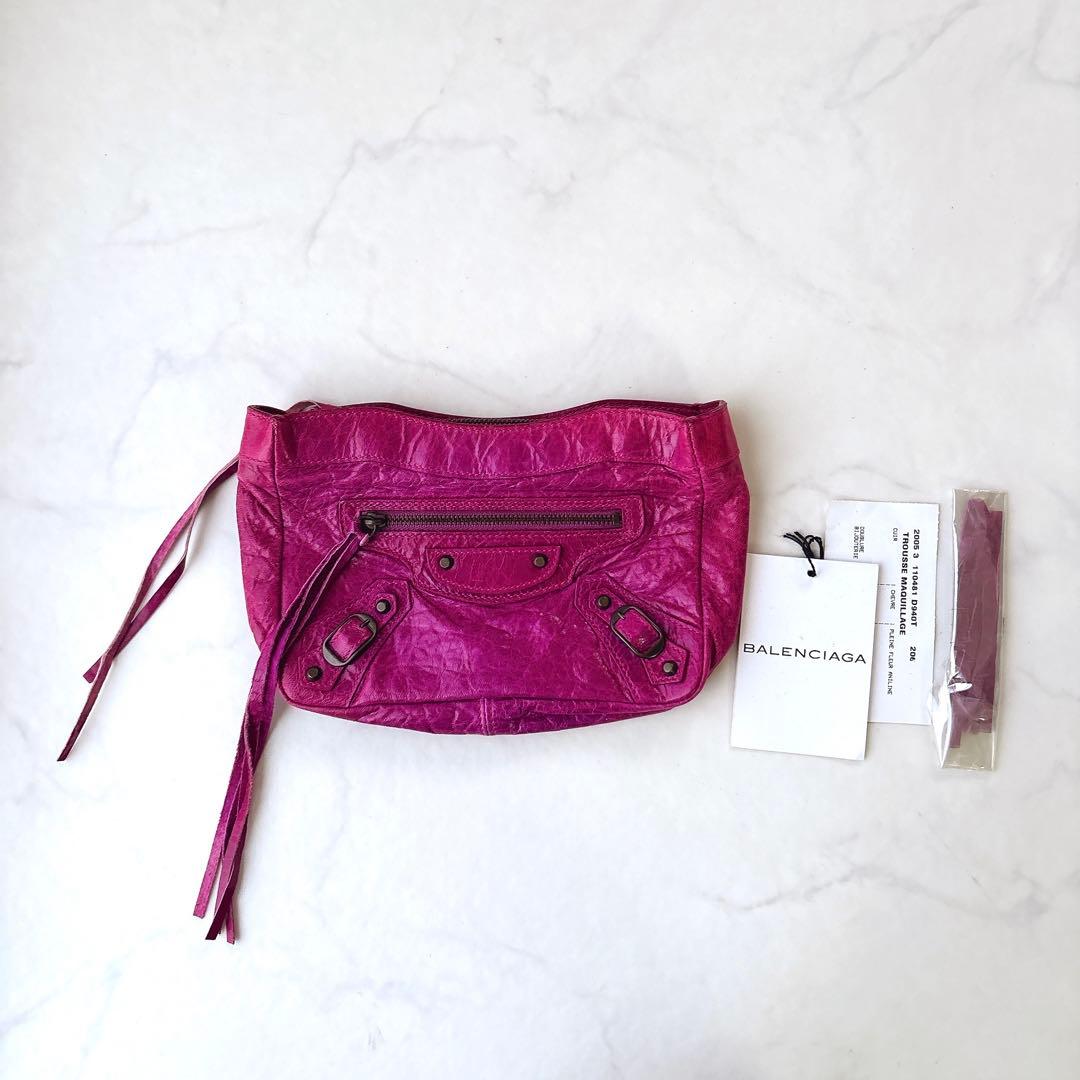 希少 BALENCIAGA 2005 シティ アーカイブ ミニ クラッチバッグ