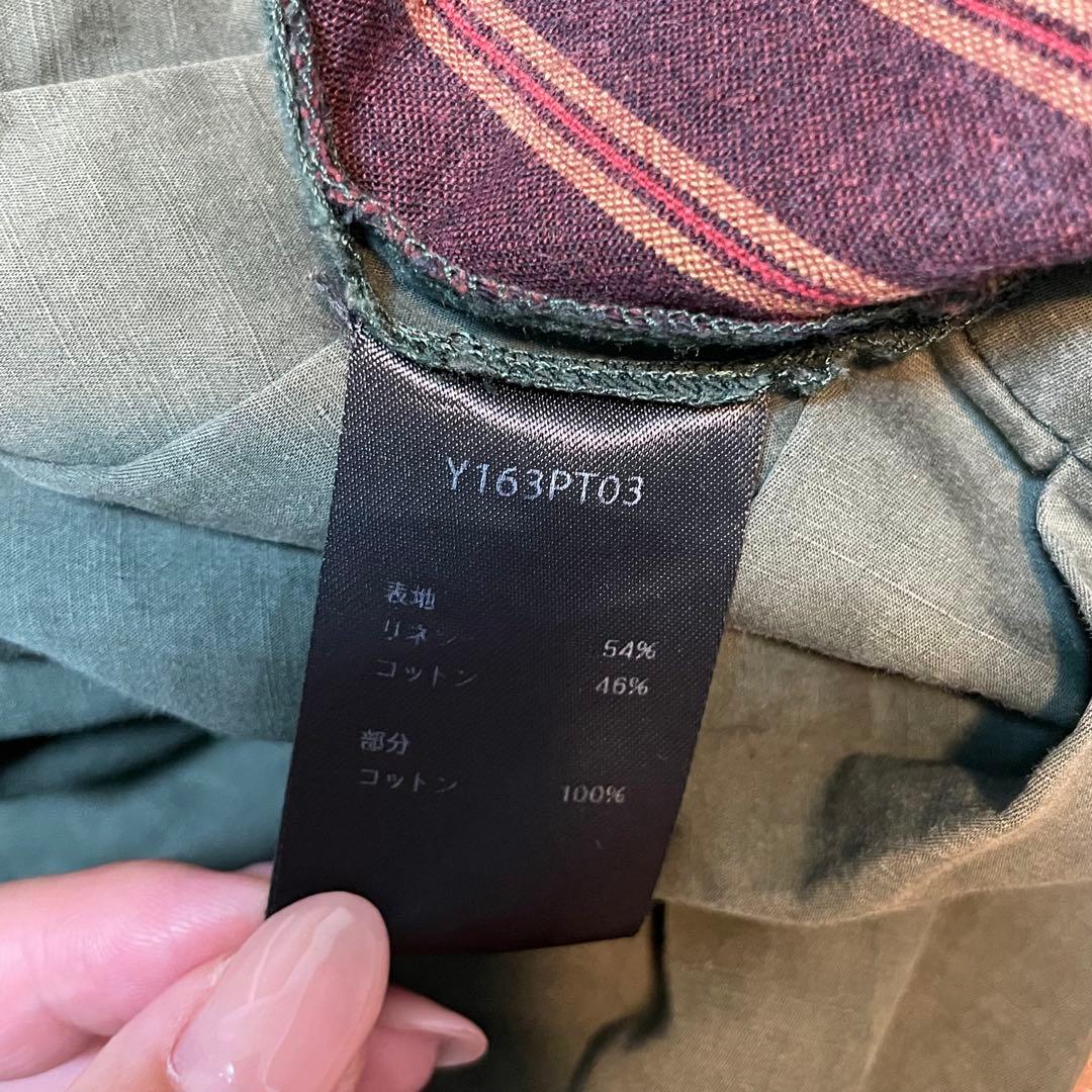 YANTOR cotton 46%, linen 54% マックパンツ
