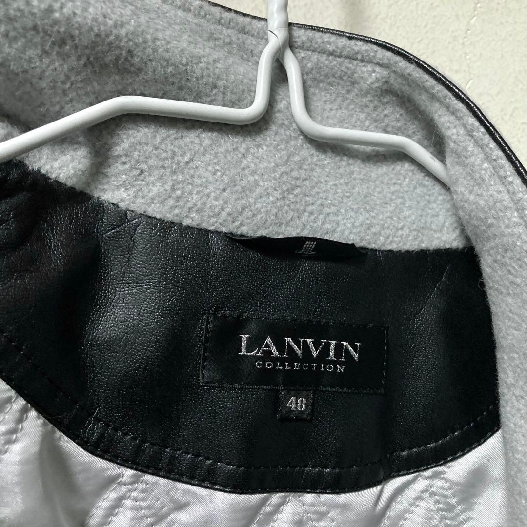 未使用級 超美品 LANVIN ウール ビジネスコート