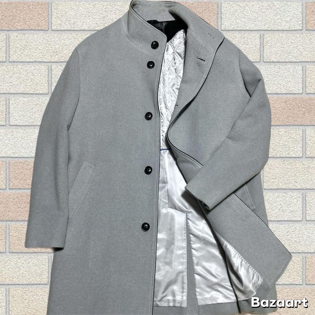 未使用級 超美品 LANVIN ウール ビジネスコート