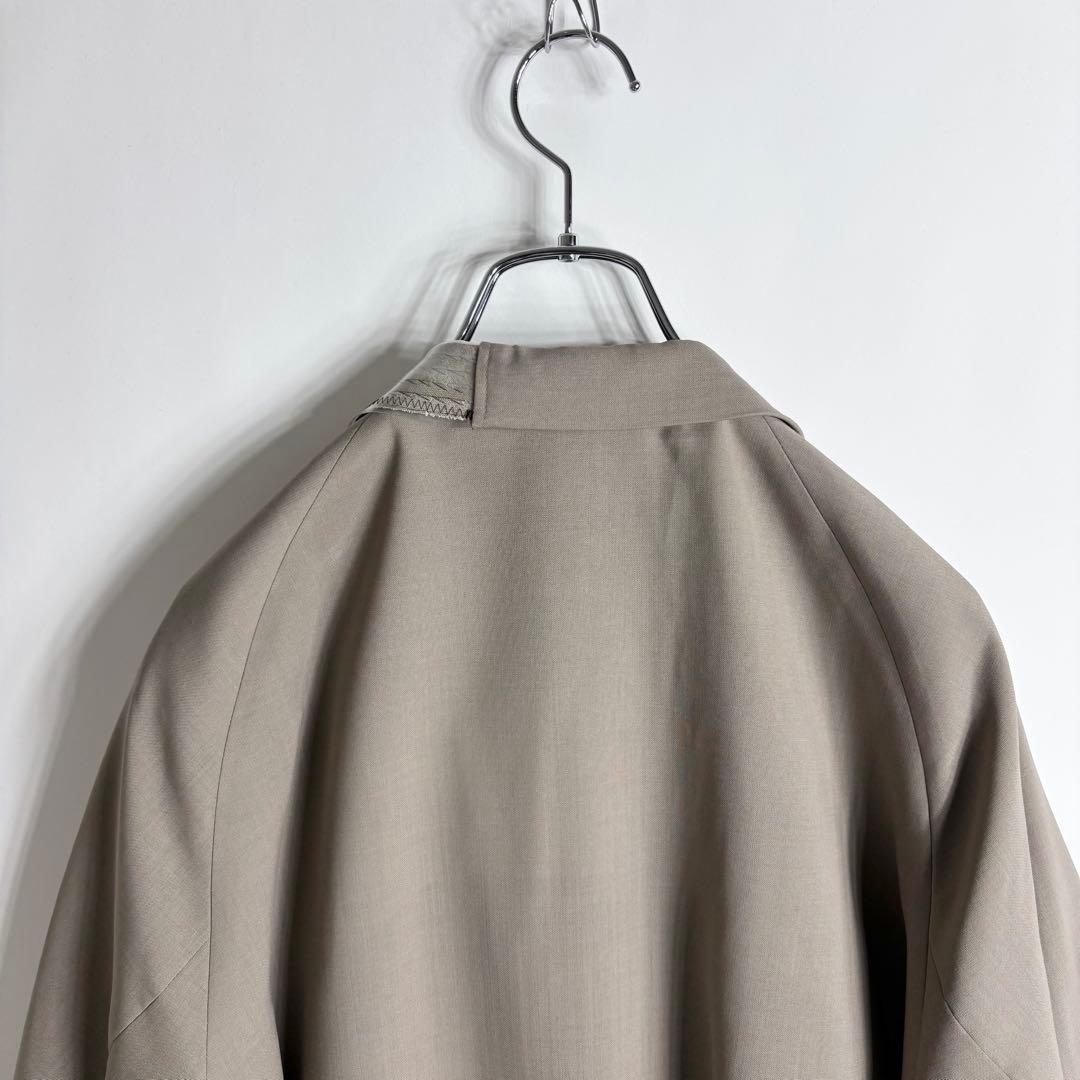 22SS kolor PVCカラー ラペル切替 ベルテッドコート チェスター 3