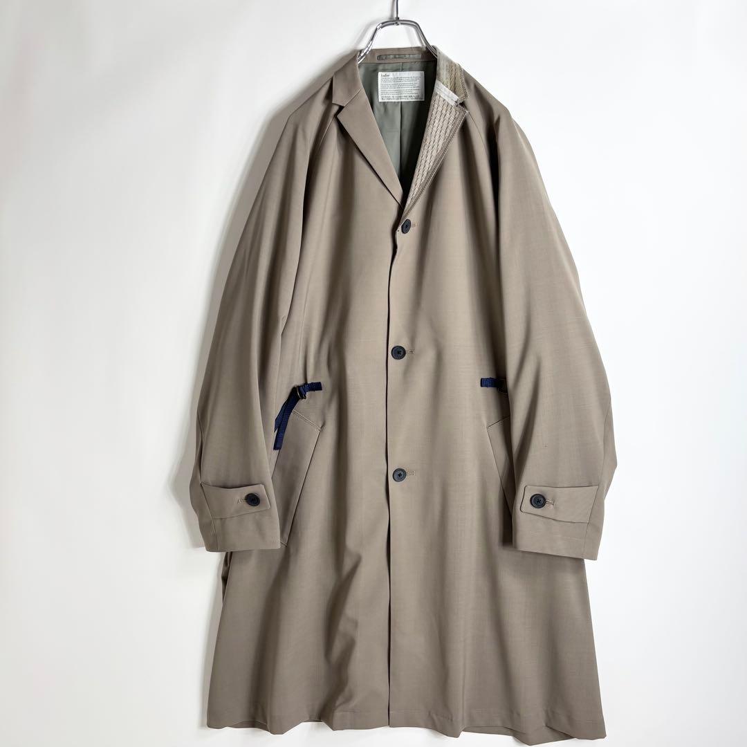 22SS kolor PVCカラー ラペル切替 ベルテッドコート チェスター 3