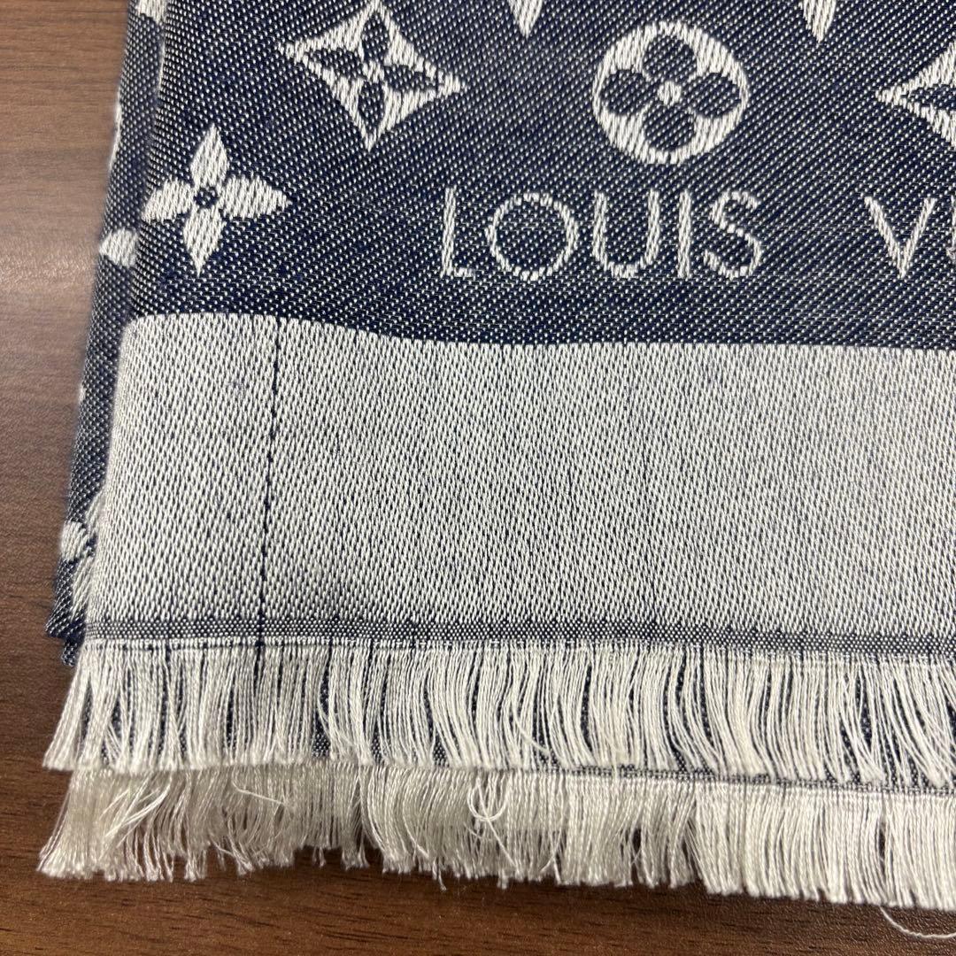 ルイヴィトン ストール ショール モノグラム デニム M71376