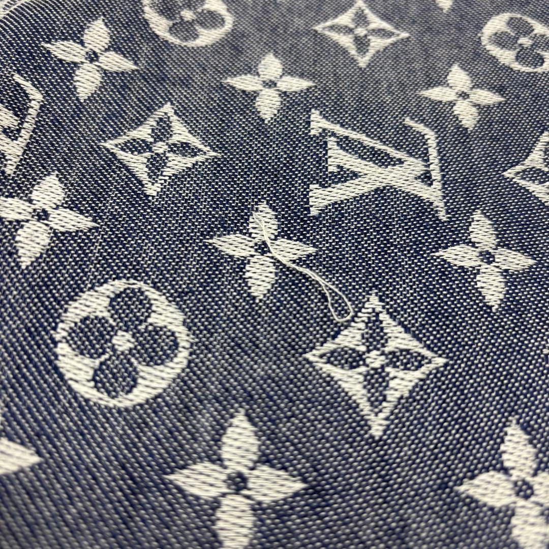ルイヴィトン ストール ショール モノグラム デニム M71376