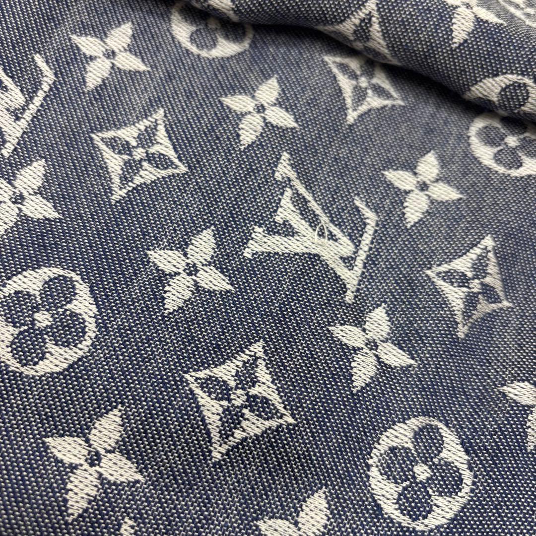 ルイヴィトン ストール ショール モノグラム デニム M71376