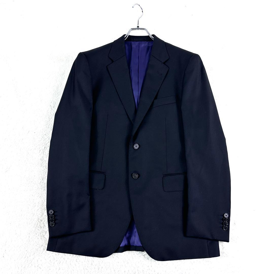 【極美品】ポールスミス スーツ セットアップ ブラック 黒 L ロロピアーナ