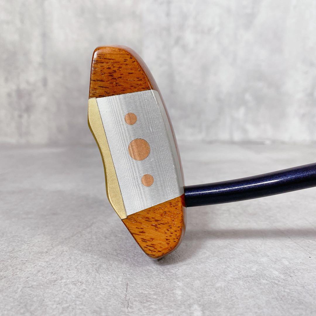 V805 美品 ヒロホンマ BIG LB-SINKER パーシモン パター