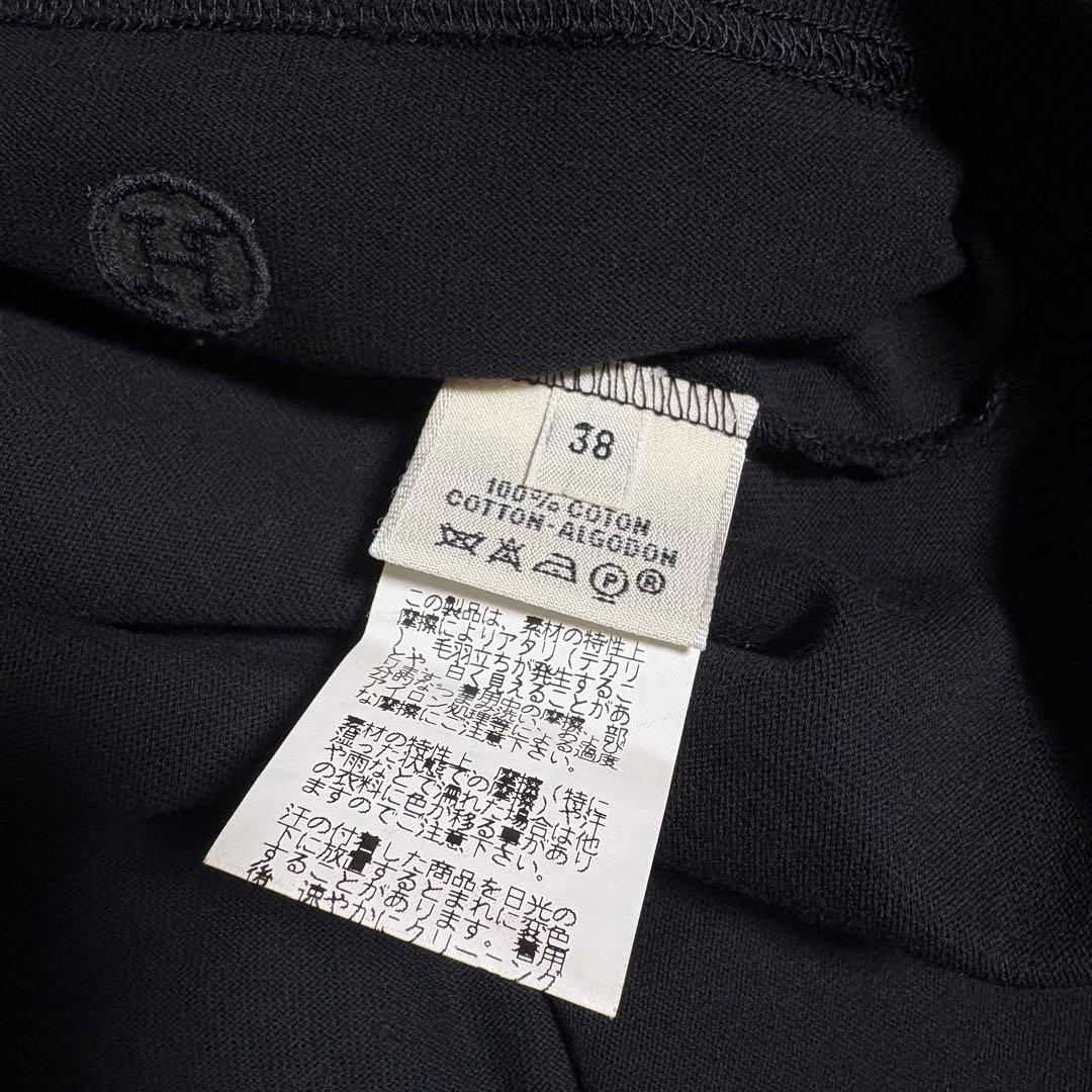 エルメス HERMES タンクトップ カットソー ノースリーブ ブラック