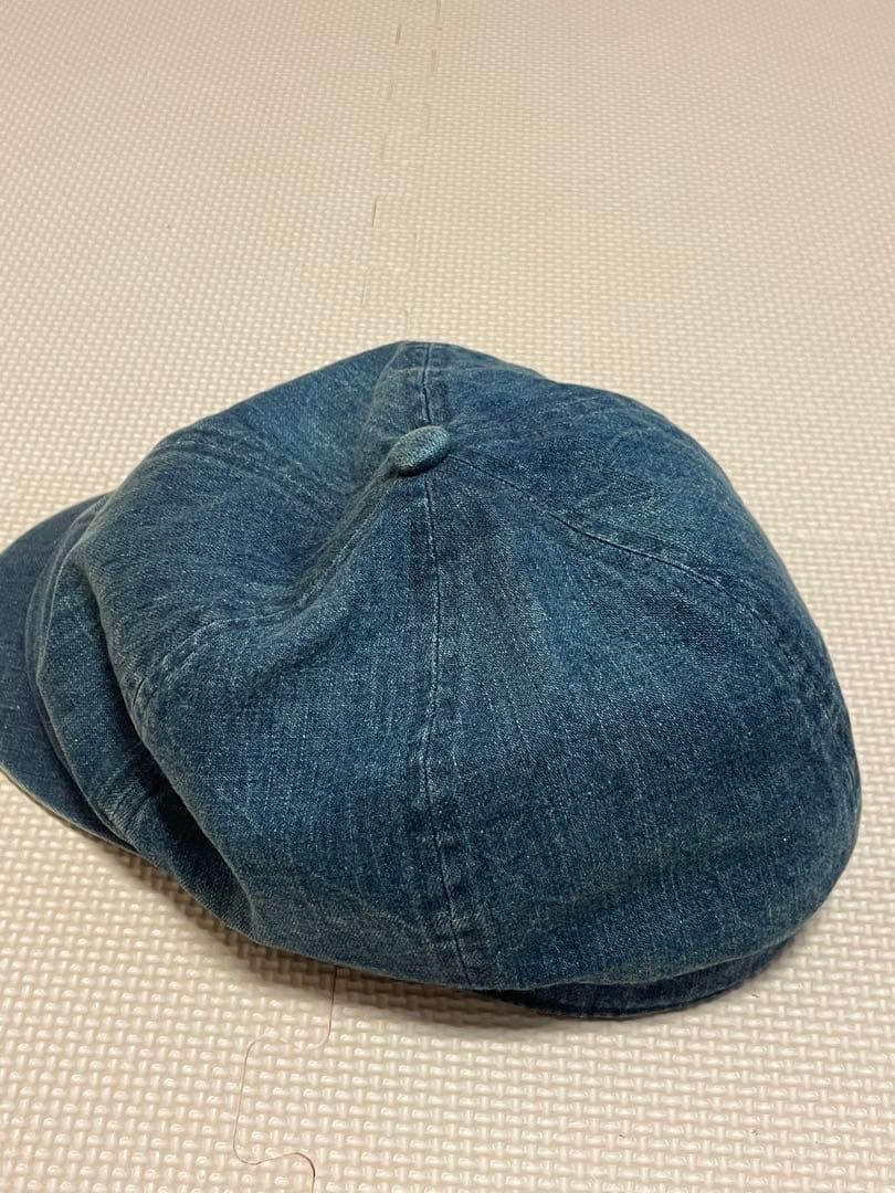 【美品】RRL デニムキャスケット Mサイズ