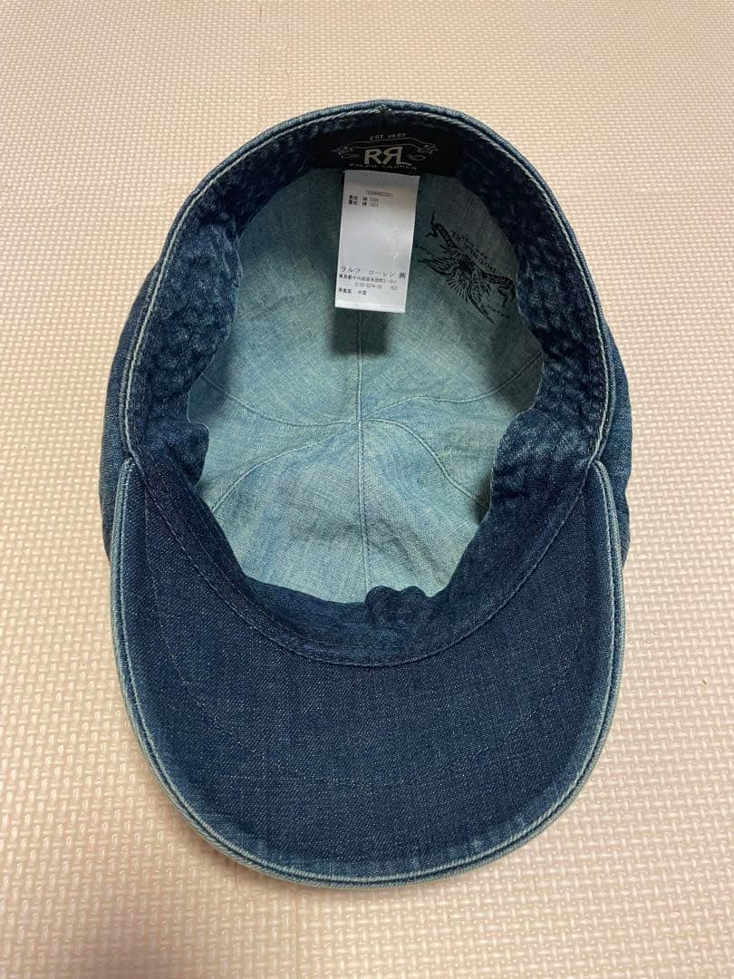 【美品】RRL デニムキャスケット Mサイズ