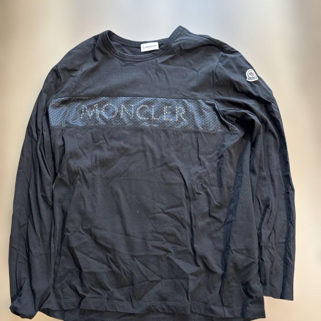 mies521さま専用 【美品】MONCLER ブラック 長袖カットソー
