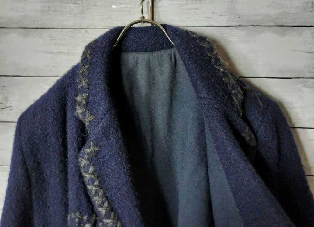 【幻の1品】80'sイッセイミヤケ I.Sチロリアンジャケット ウール 銀ボタン