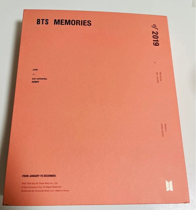 BTS MEMORIES OF 2019 【DVD】