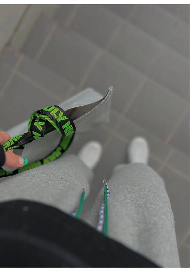 JULY NINE フリースパンツ2026 AW完売商品 グレーＬサイズタグ付き