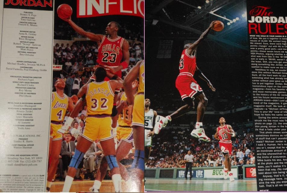 値下げ❤️マイケルジョーダン❤️バスケNBA専門雑誌 SLAM❤️グラビア特集号