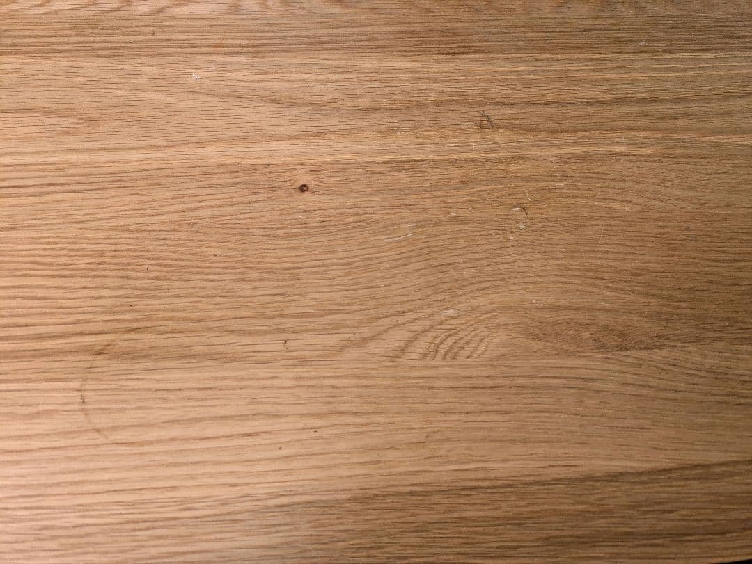 60048 無印良品 無垢材デスク(引出付)・オーク材②