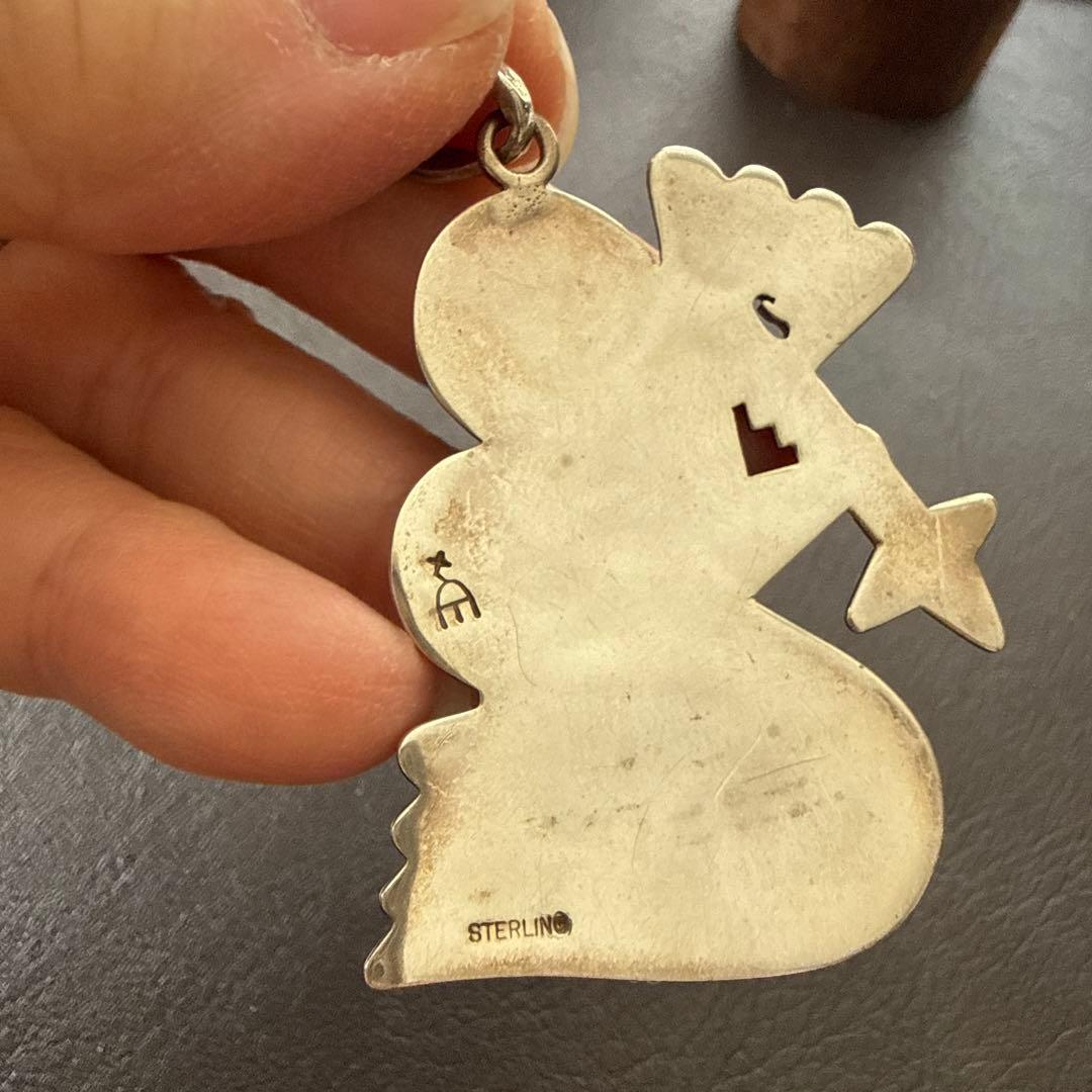 ホピ族　ルーベンソフキー　ペンダントトップ　ターコイズ