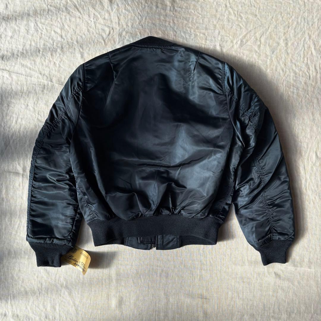 デッドストック 黒タグ 53年製レプリカ スピワックMA-1 ネイビー 38