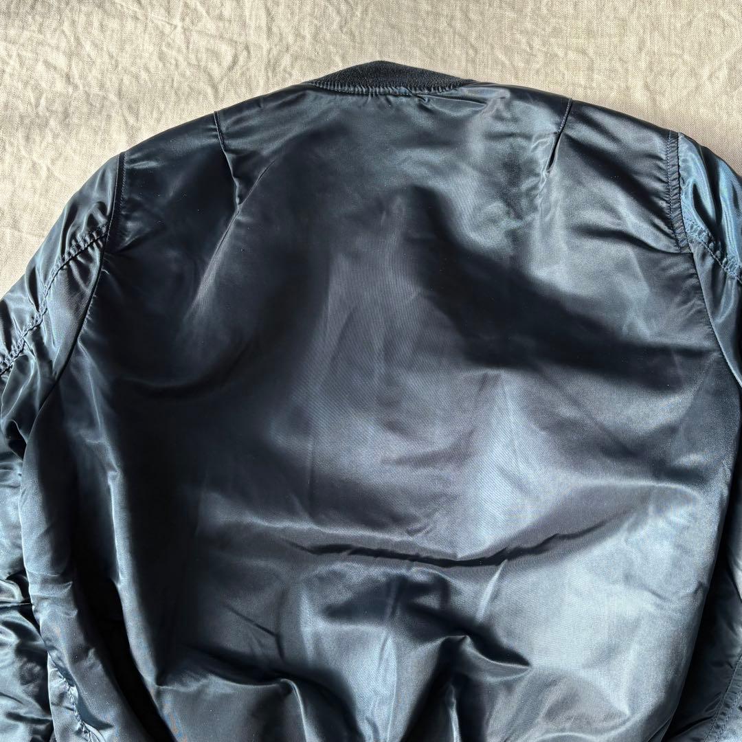 デッドストック 黒タグ 53年製レプリカ スピワックMA-1 ネイビー 38