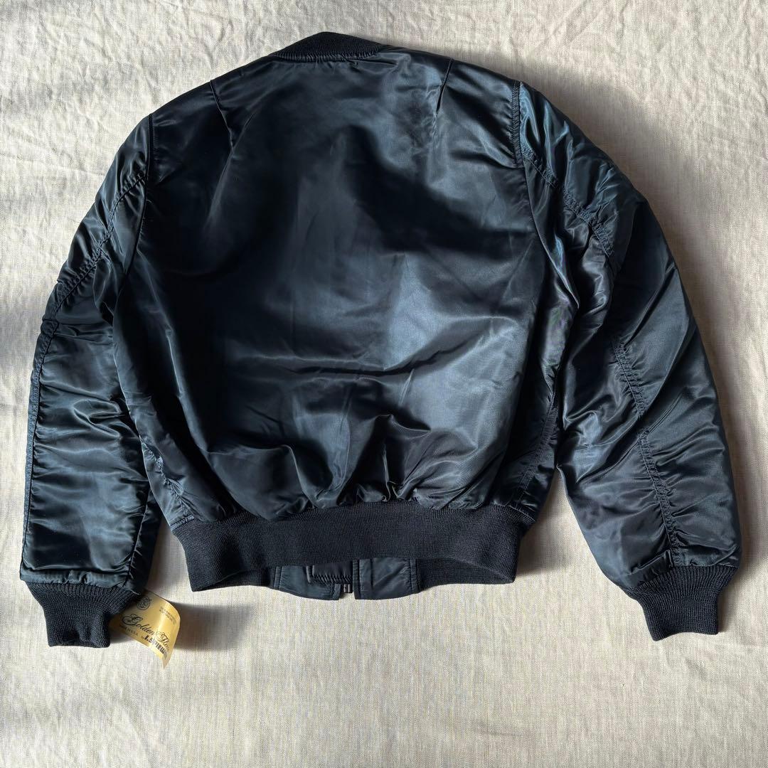 デッドストック 黒タグ 53年製レプリカ スピワックMA-1 ネイビー 38