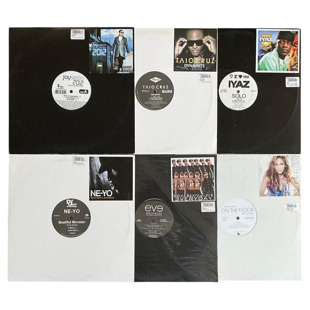 鬼レア レコード6枚セット jay sean ne-yo iyaz j.lo