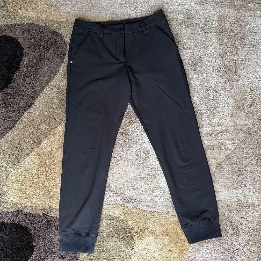 極美品ブリーフィング　ストレッチバックフリースジョガーパンツ　ブラック　S