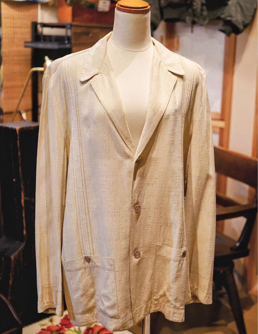 50s ナッソージャケット　カスリ　ロカビリー　ギャバジャン　50s 40s