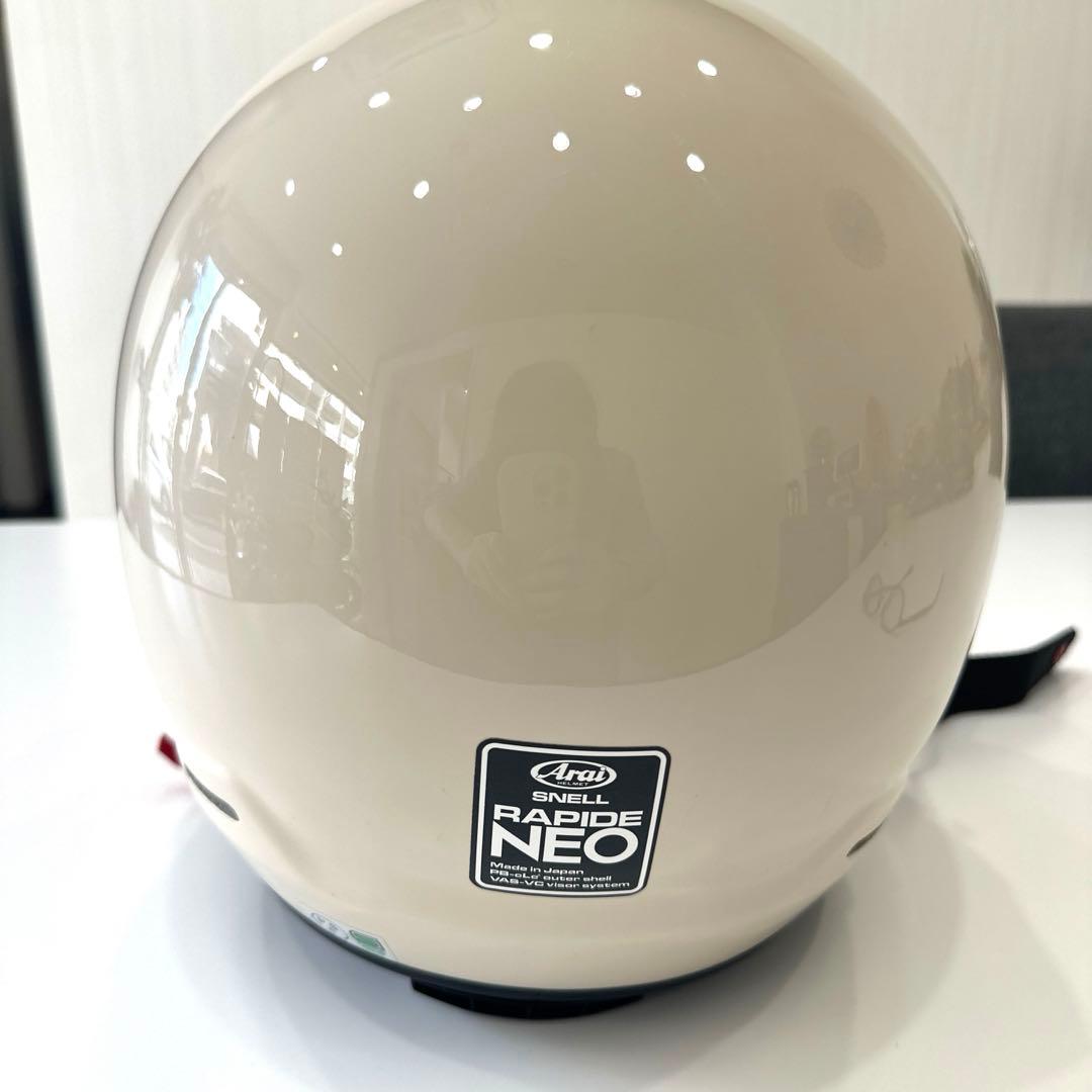 【匿名配送】Arai アライ　ヘルメット　ラパイドネオ55-56 アイボリー