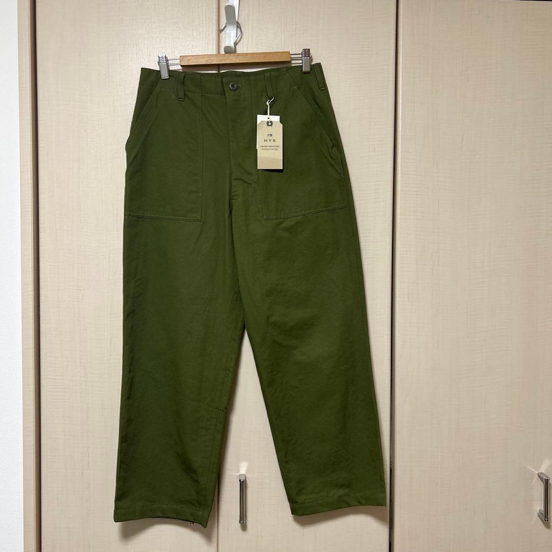 HTS Harrow Town Stores ワークパンツ オリーブグリーン