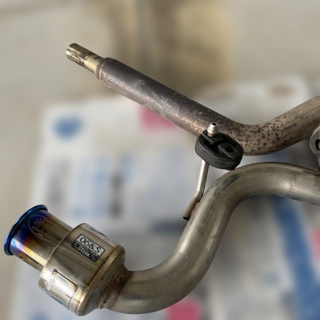 零斗 日産デイズB21 GTbox 06&S 柿本マフラー