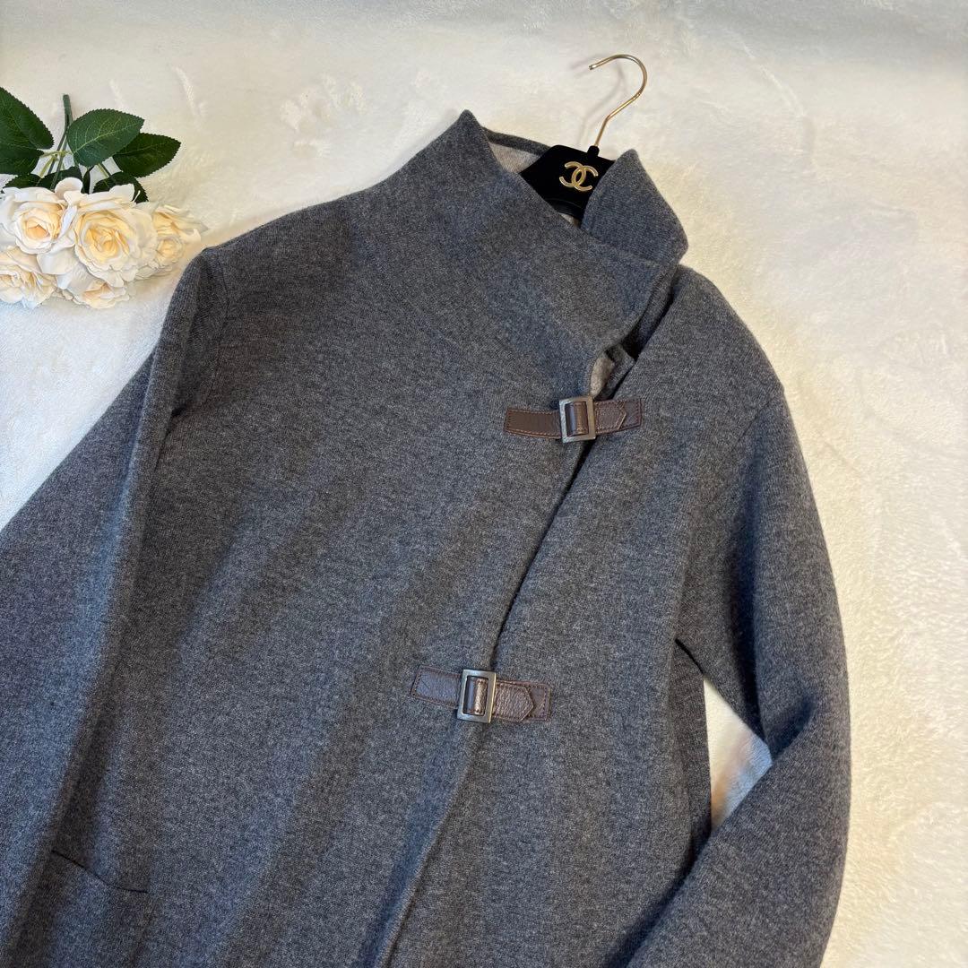 【極美品】FOXEY フォクシーブティック　コート　ウール　ルネ　ロロピアーナ