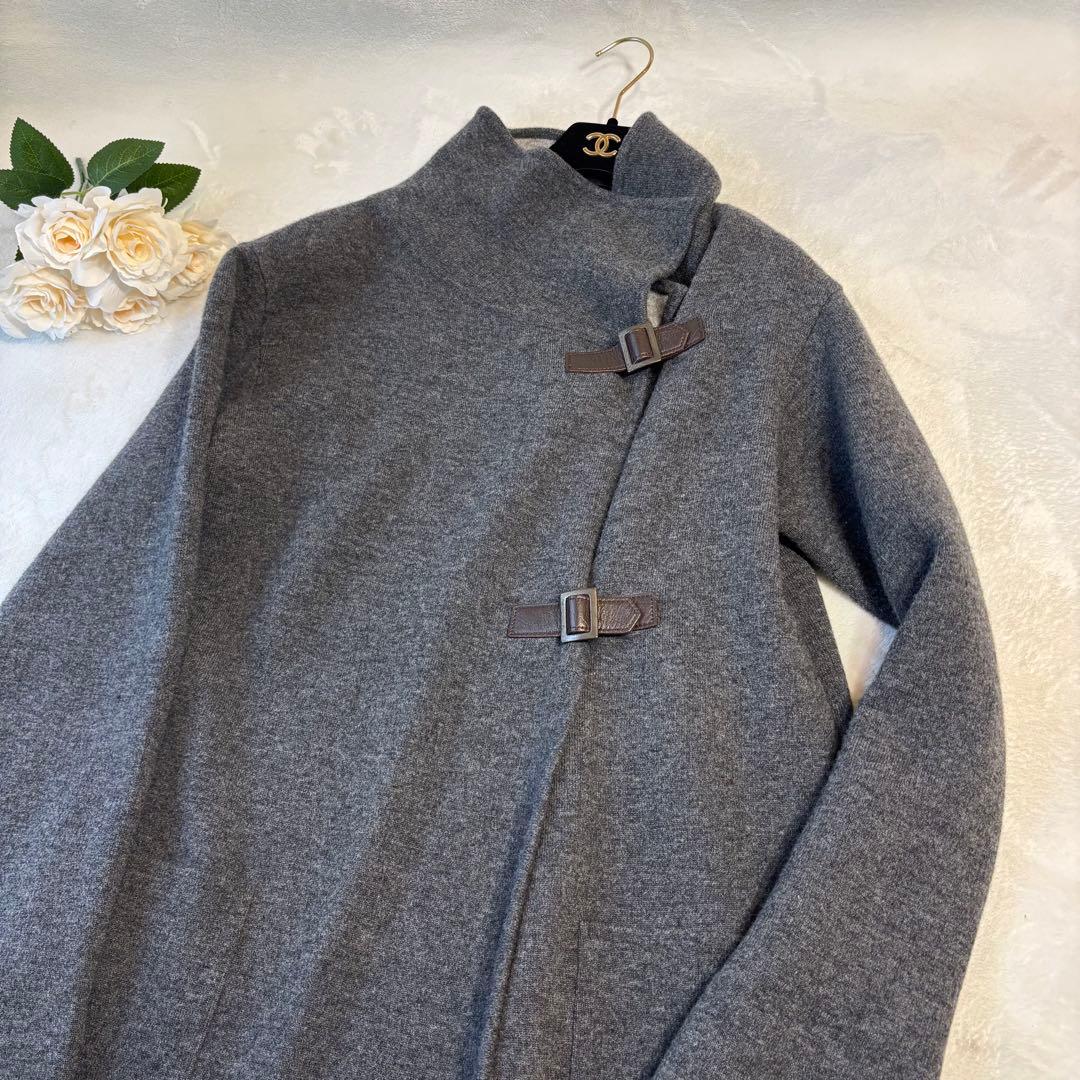 【極美品】FOXEY フォクシーブティック　コート　ウール　ルネ　ロロピアーナ