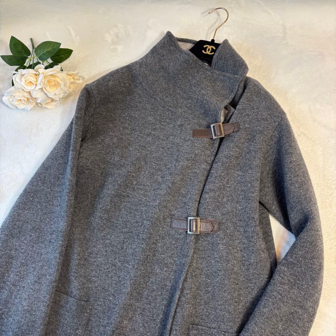 【極美品】FOXEY フォクシーブティック　コート　ウール　ルネ　ロロピアーナ