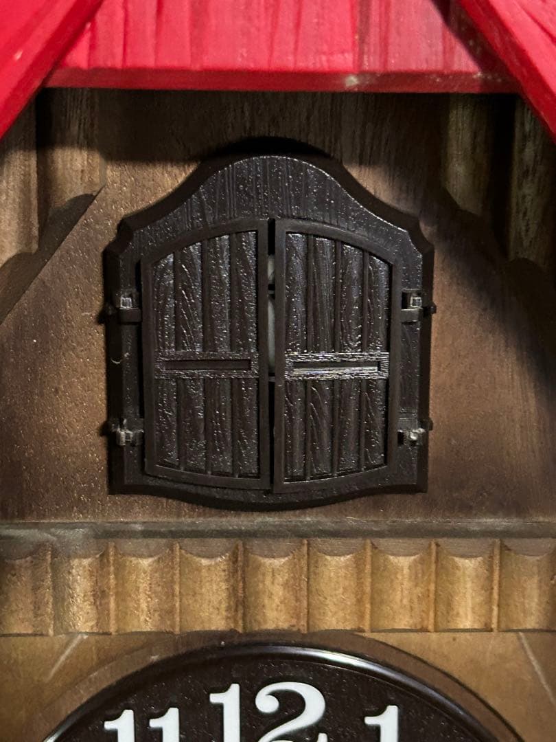 リズム　カッコーチロリアンR 4MJ732RH木枠 ふいご式 鳩時計 振り子時計