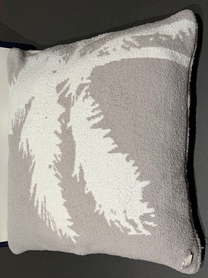 Ron Herman ライトグレー クッション　ビッグクッション　パームツリー柄