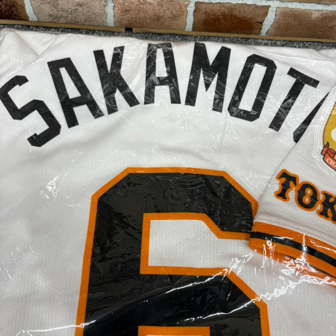 A3●新品未開封●読売ジャイアンツ坂本勇人 #6 2025 ホーム ユニフォーム