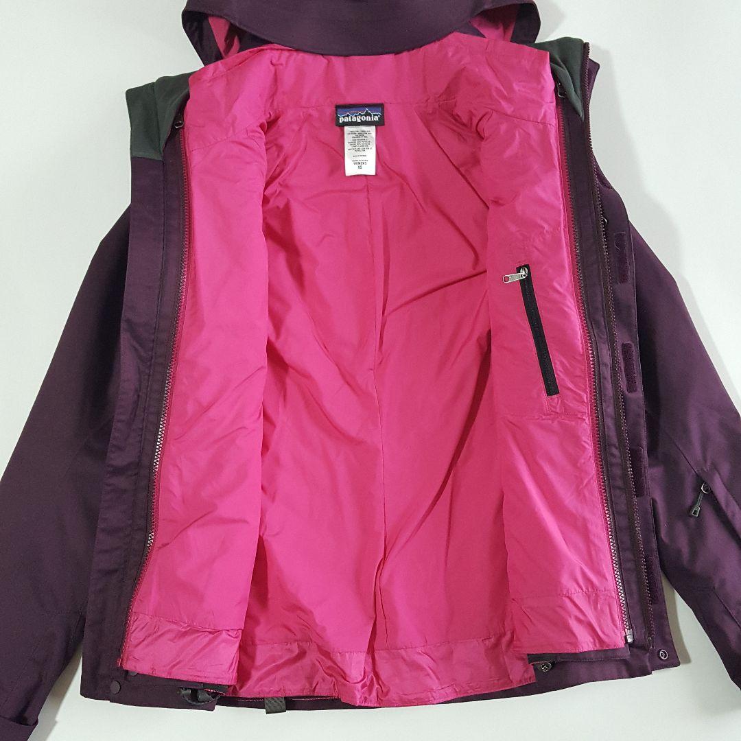 極美品 パタゴニア レディース スノージャケット キルティングジャケット付き